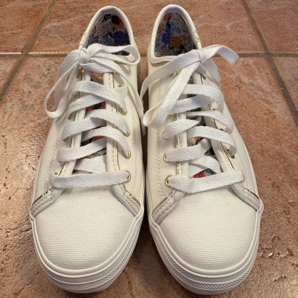 Keds x Rifle Paper Co. Blossom Triple Kick Sneaker | Size 5.5